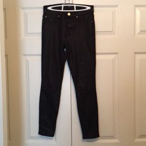 7 for All Mankind Black Faux leather leggings